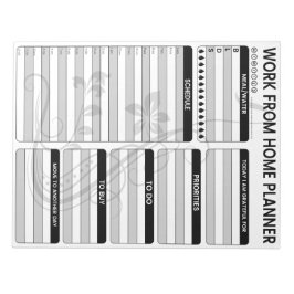 ホームプランナー、ビジネスプランナーメモ帳から作業 ノートパッド