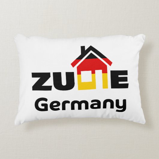 ホームプリントインGermanアクセント枕 アクセントクッション (正面)