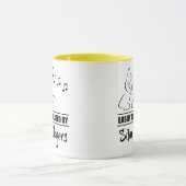 ホームプレーヤーに気づかれやすい不思議な猫 マグカップ (中央)