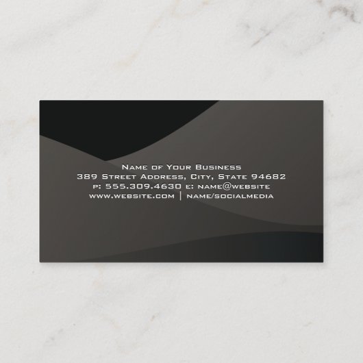 ホームプロパティロゴ |ビジネスプロフェッショナル 名刺 (裏面)