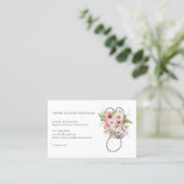 ホームヘルスナースフローラ聴診器 名刺 (スタンド正面)