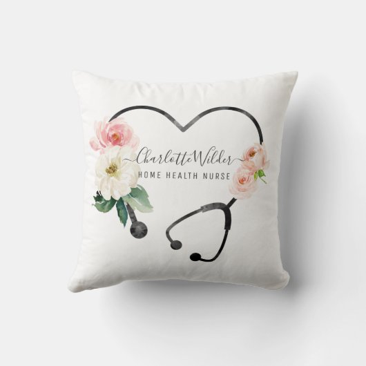ホームヘルスナース介護者フローラ聴診器 クッション (裏面)