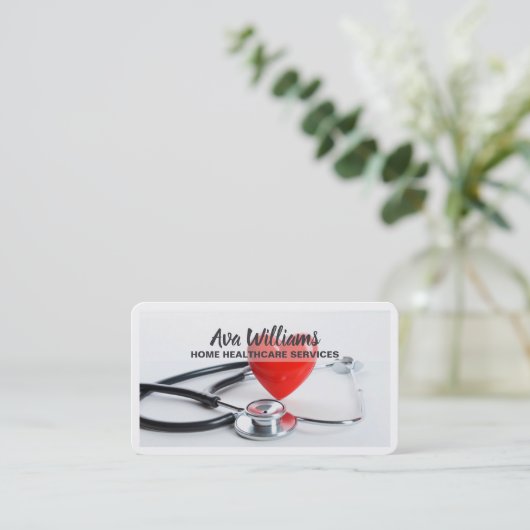 ホームヘルス介護者 名刺 (スタンド正面)