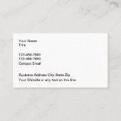 ホームヘルス医療ビジネスカード 名刺 (裏面)