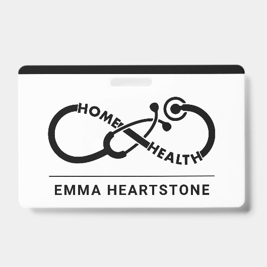 ホームヘルス気にナース介護者 バッジ (Front)