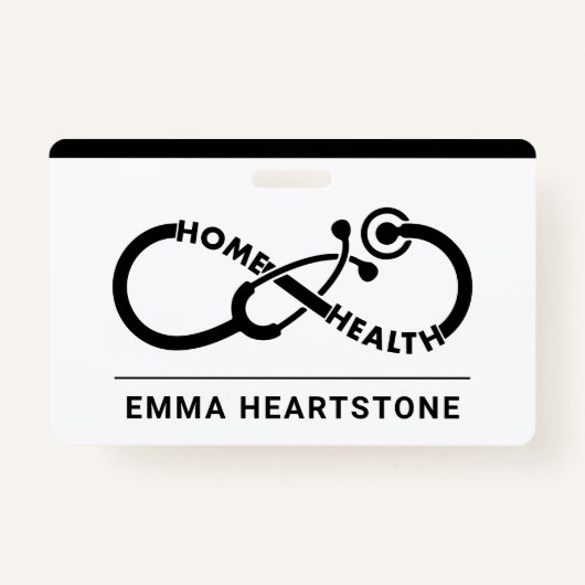 ホームヘルス気にナース介護者 バッジ (正面)