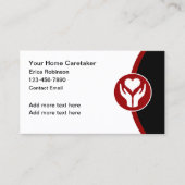 ホームヘルパーのコンパニオンハートテーマ 名刺 (正面)