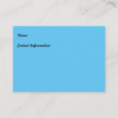 ホームヘルパーの名刺 名刺 (裏面)