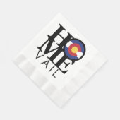 ホームベイルコロラド 縁ありランチョンナプキン (角)