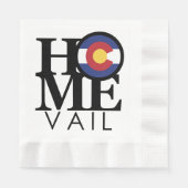 ホームベイルコロラド 縁ありランチョンナプキン (正面)