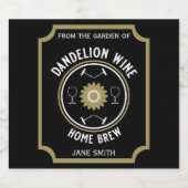 ホームベレックスダンデヨンワインカスタム スパークリングワインラベル (シングルラベル)