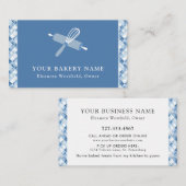 ホームベーカリーダスティブルーチェックパターン 名刺 (正面/裏面)