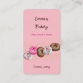 ホームベーカリードーナツ 名刺 (正面)