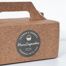 ホームベーカリーロゴホームメイドカップケーキシャルボード