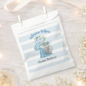 ホームベーカリー ブルーフラワーミキサー フェイバーバッグ (クリップ留めされた状態)