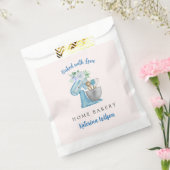 ホームベーカリー ブルーフラワーミキサー フェイバーバッグ (封をした状態)