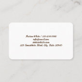 ホームベーカリー 名刺 (裏面)