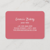 ホームベーカリー 名刺 (裏面)