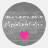 ホームベーキング ラウンドシール (正面)