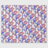 ホームベースボー走ルを剥き取った ラッピングペーパー (フラット)