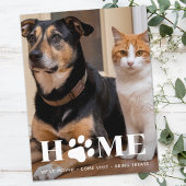 ホームペットフォト引っ越しました新しいアドレスドッグムービング 案内状