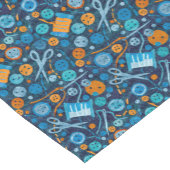 ホームホビー裁縫クラフト紙コラージパターンブルー ショートテーブルランナー (コーナー)