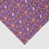 ホームホビー裁縫DIY紙コラージパターンパープル 薄葉紙 (詳細)