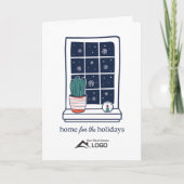 ホームホリデー不動産クリスマスカード カード (正面)