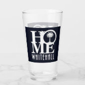 ホームホワイトホールサウスカロライナ タンブラーグラス (裏面)
