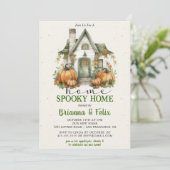 ホームホ不気味ームハローウィンパーティ 招待状 (スタンド正面)