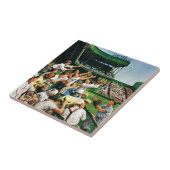 ホームボールを走捕える タイル (側面)