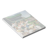 ホームボールを走捕える ノートパッド (アングル)