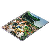 ホームボールを走捕える ノートブック (左側)