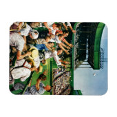 ホームボールを走捕える マグネット (横)