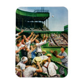 ホームボールを走捕える マグネット (縦)