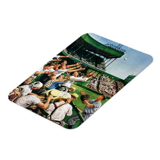 ホームボールを走捕える マグネット (左側)