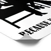 ホームポスターで何でもおもしろい言う ポスター (角)