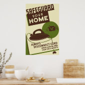 ホームポスターの保護 ポスター (キッチン)