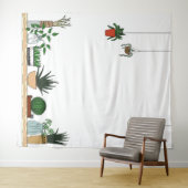 ホームポットプランツドゥードルアート タペストリー (インサイチュ(横))