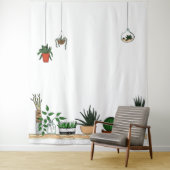 ホームポットプランツドゥードルアート タペストリー (インサイチュ)