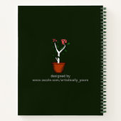 ホームポットプランツドゥードルアート ノートブック (裏面)