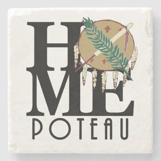 ホームポトー ストーンコースター (正面)