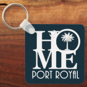 ホームポートサウス王室のカロライナ キーホルダー (正面)