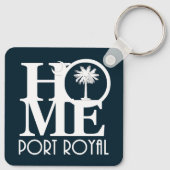 ホームポートサウス王室のカロライナ キーホルダー (裏面)