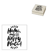 ホームマイハッピープレイス!コージーホームボディ – ホームボディ ラバースタンプ (押印)