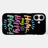 ホームマイハッピープレイス!コージーホーム体ネオン Case-Mate iPhoneケース (裏面 (横))