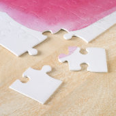 ホームマイハッピープレイス！シェルターインプレース – シックなピンク ジグソーパズル (側面)