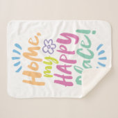 ホームマイハッピープレイス！シェルターインプレース – ホームボディ シェルパブランケット (正面(横))