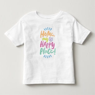 ホームマイハッピープレイス!シェルターインプレース – ホームボディ トドラーTシャツ
