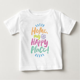 ホームマイハッピープレイス!シェルターインプレース – ホームボディ ベビーTシャツ